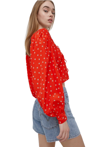 Majica brez rokavov Levi's ® Blouse Rdeča | A1875.0001