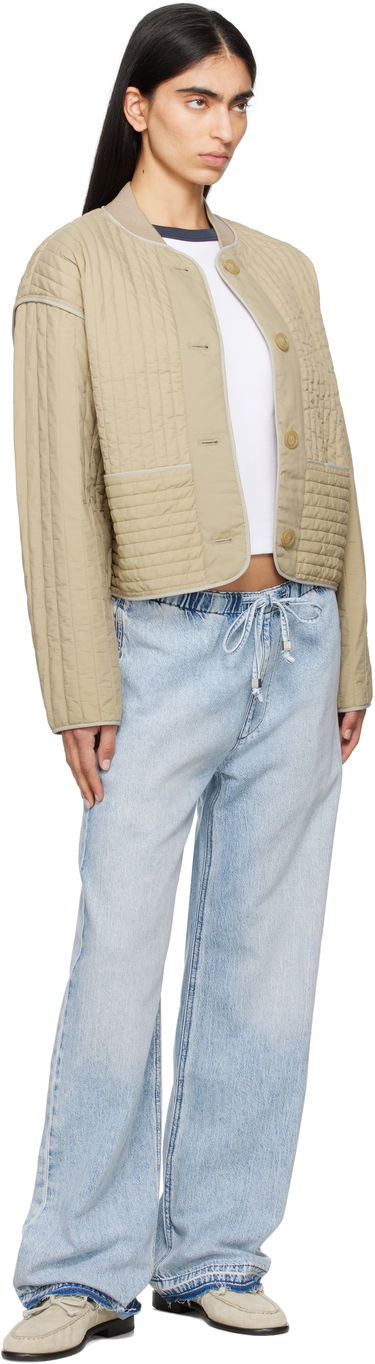 Kavbojke rag & bone rag & bone Logan Ultra Featherweight Wide-Leg Jeans Modra | WDD25S7009UFKI, 3