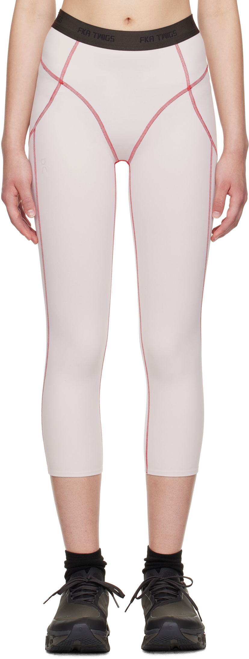 Pajkice On Running FKA twigs Edition Studio Sport Cropped Leggings Roza | 1WF11690710