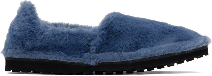 Oblačila Marni Marni Faux-Fur Loafers Modra | MOMR006402 P8211