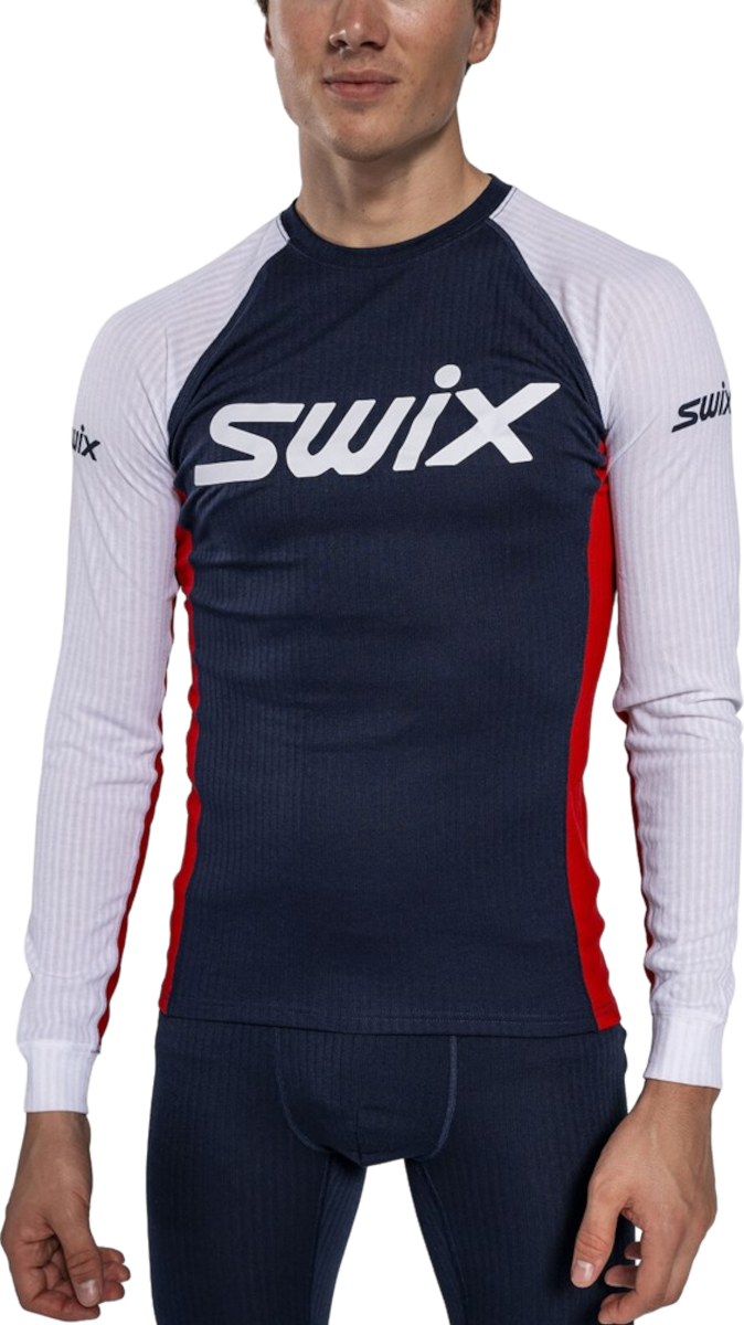 Nogavice SWIX RaceX Classic Long Sleeve Shirt Modra | 10115-23-75127