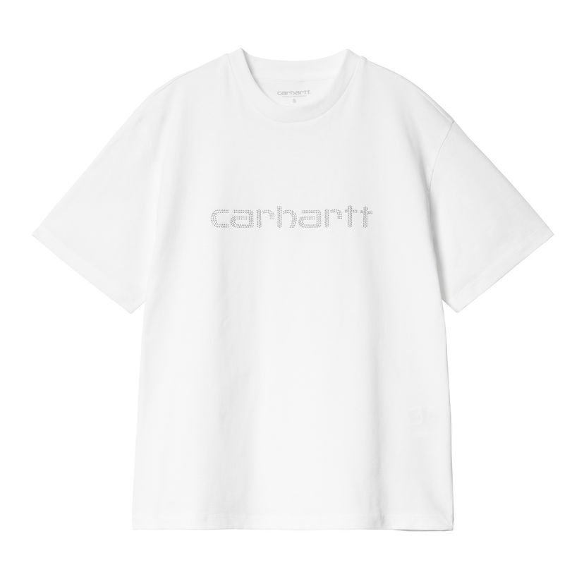Majica Carhartt WIP Short Sleeve Rivet Script T-Shirt Bela | I034406_7