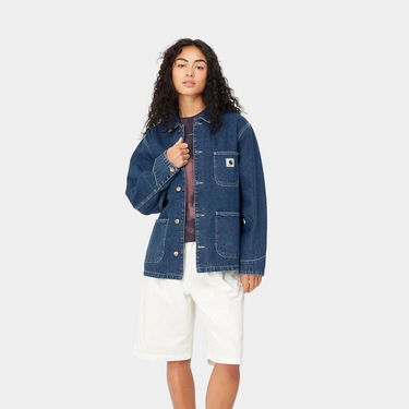 Plašči Carhartt WIP OG Michigan Coat "Blue stone washed" Mornarica | I031923_01_06, 2