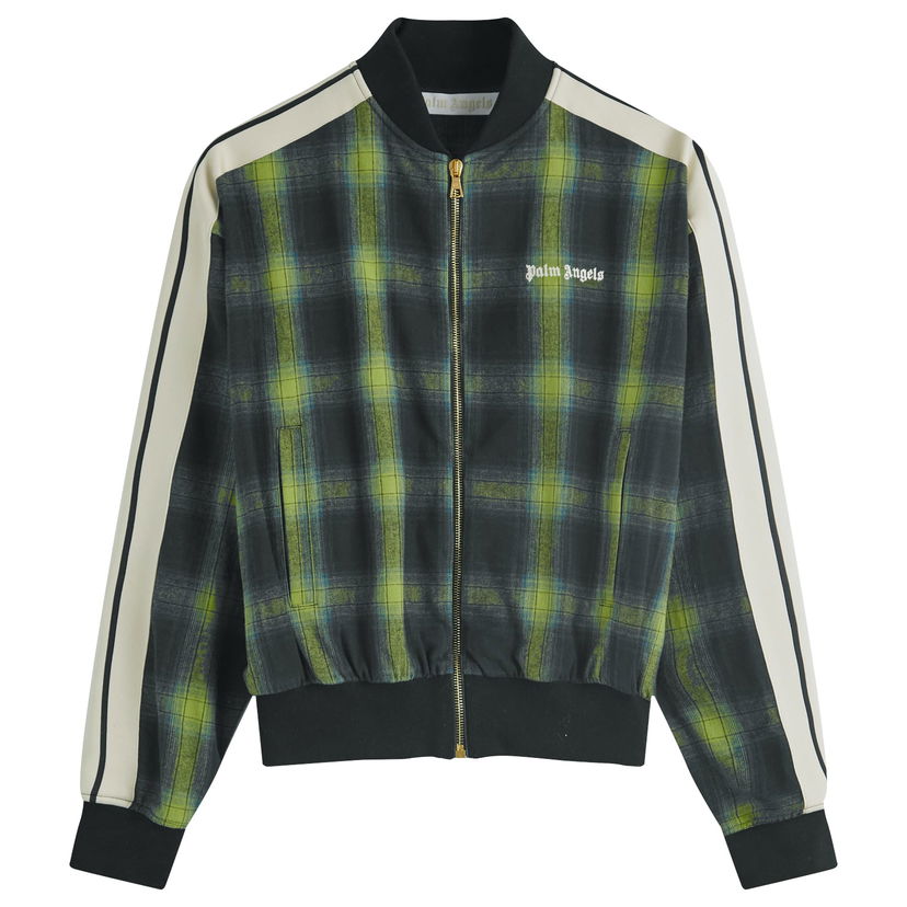 Bomber jakna Palm Angels Classic Logo Check Bomber Jacket Zelena | PWBD058F24FAB0015503