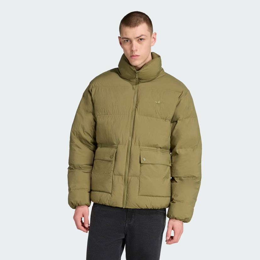 Puhovka adidas Originals adidas Originals Faux Down Puffer Jacket Zelena | JW5817