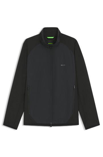 Vetrovka BOSS Super-Stretch Water-Repellent Jacket Črna | 50533773