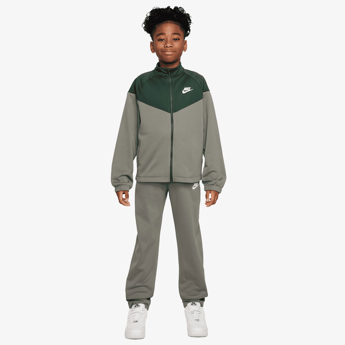 Trenirka Nike K NSW DF TRACKSUIT PK FZ Siva | HQ9315-320, 1