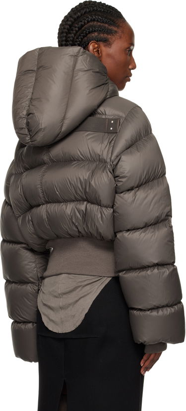 Puhovka Rick Owens Concordians Hooded Down Jacket Siva | RP02E4775 NPD3, 2