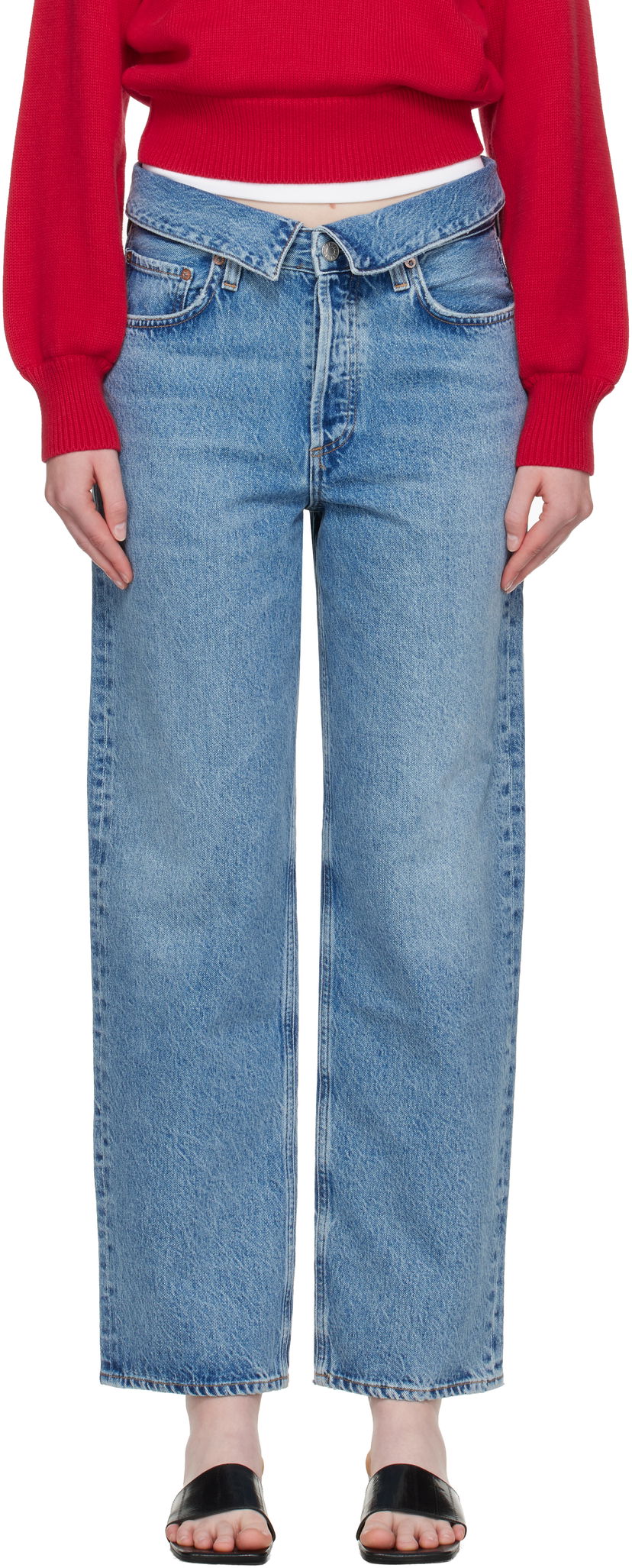 Kavbojke AGOLDE AGOLDE Echo Taper Jeans Modra | A249-1765