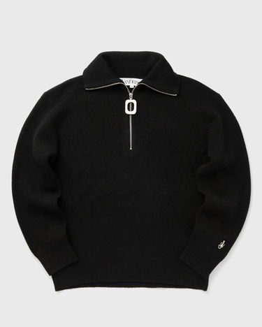 Pleteni pulover JW Anderson JW Anderson Half-Zip Jumper Črna | KW1285-YN0372-999, 0