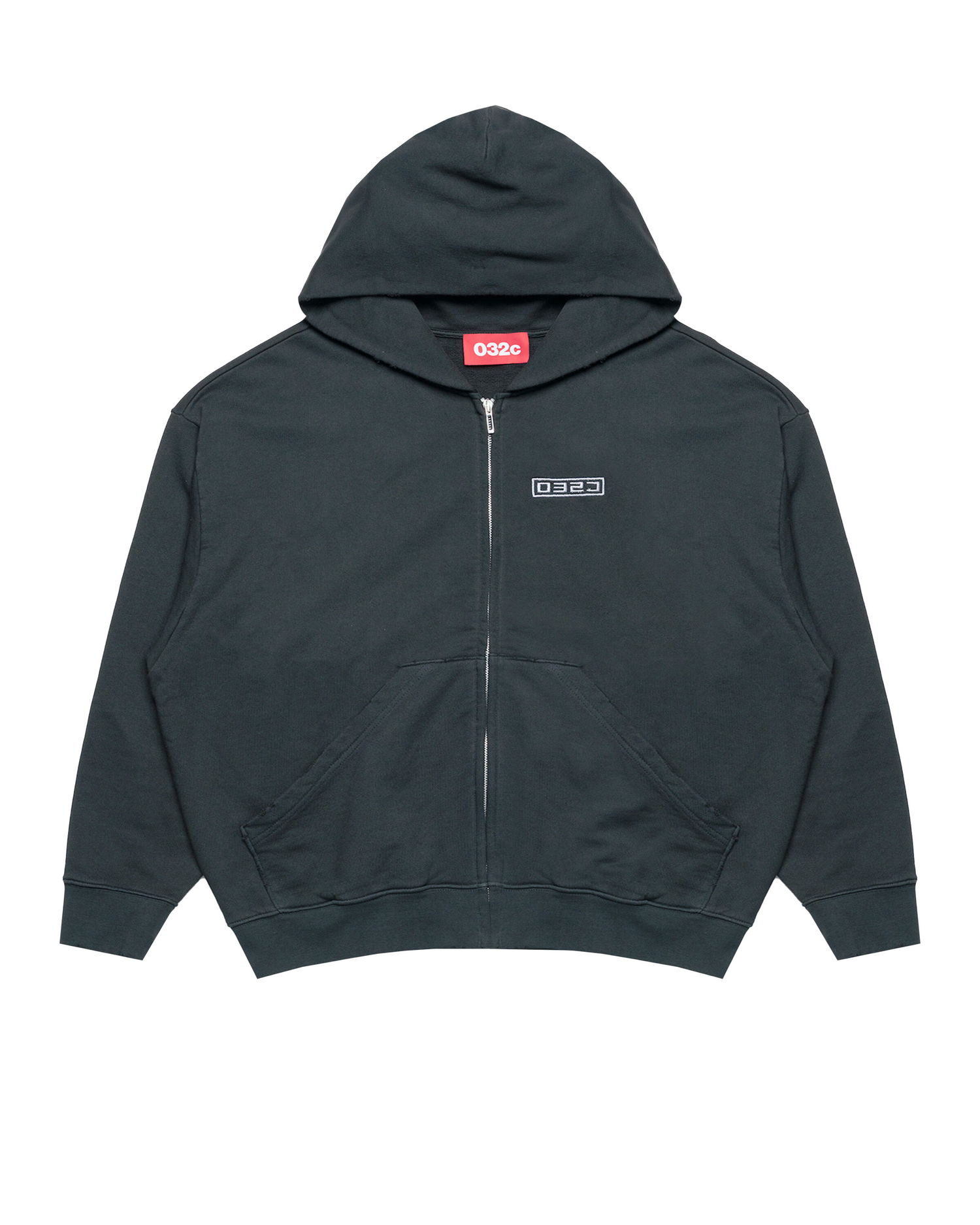 Pulover 032C 032c "Routine" Zip-Up Hoodie Črna | S25-URC-0841-050, 0