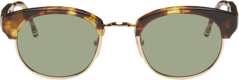 Sončna očala Thom Browne Oval Sunglasses Rjava | UES702A-G0003