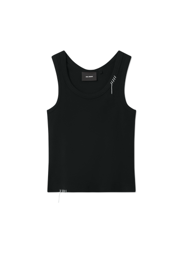 Majica brez rokavov AXEL ARIGATO Traced Tank Top Črna | A3459002, 1