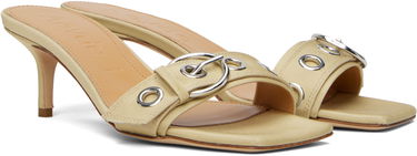 Modni dodatki Aeyde Aeyde Ilvy Eyelet Grosgrain Mules Bež | A11-HS-GAIS55TB188-SS25-957-069, 3