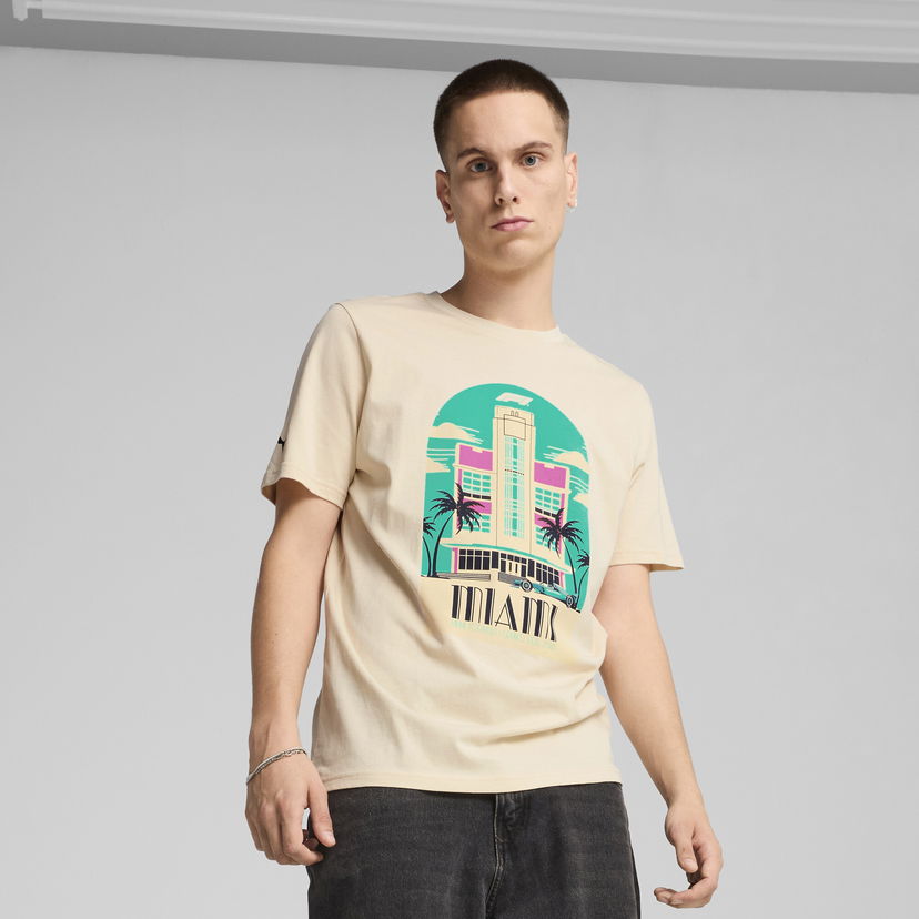 Majica Puma F1® Miami Graphic T-Shirt Bež | 630176_13