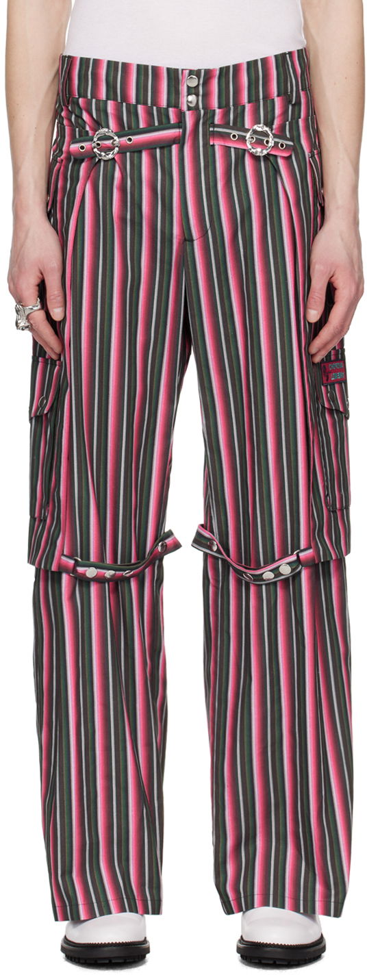 Cargo hlače Chopova Lowena Chopova Lowena Striped Moscha Cargo Pants Večbarvna | 5131M