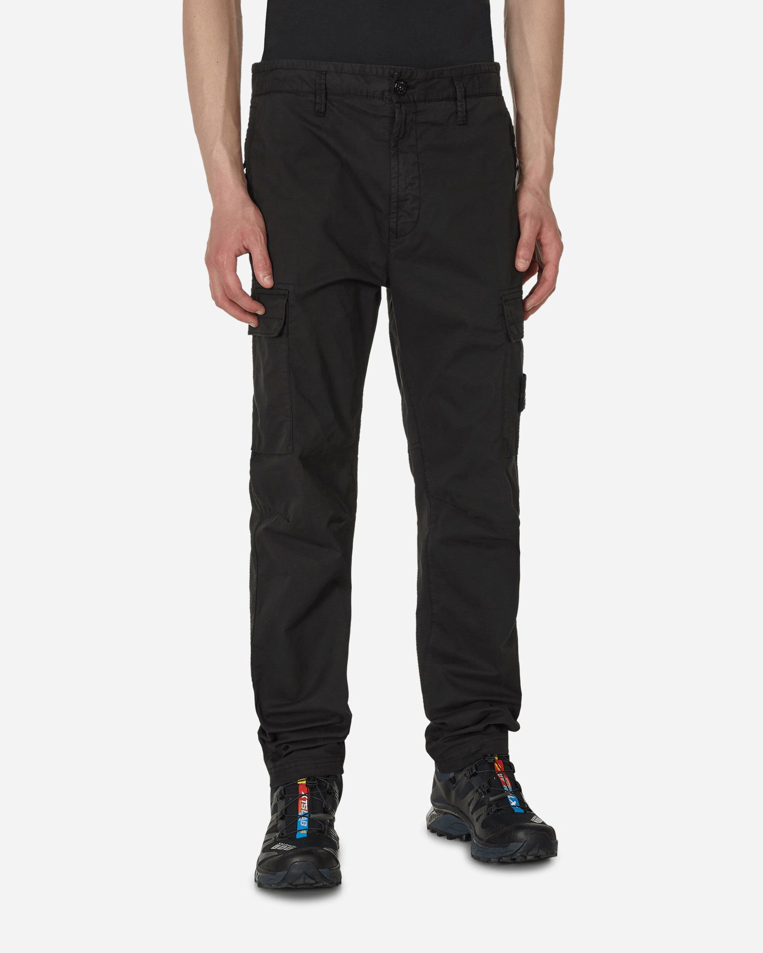 Cargo hlače Stone Island Regular Tapered Cargo Trousers Črna | MO101530410 A0029, 0
