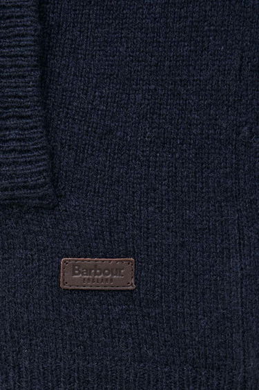 Pleteni pulover Barbour Wool Button-Up Cardigan Mornarica | MKN0731, 4