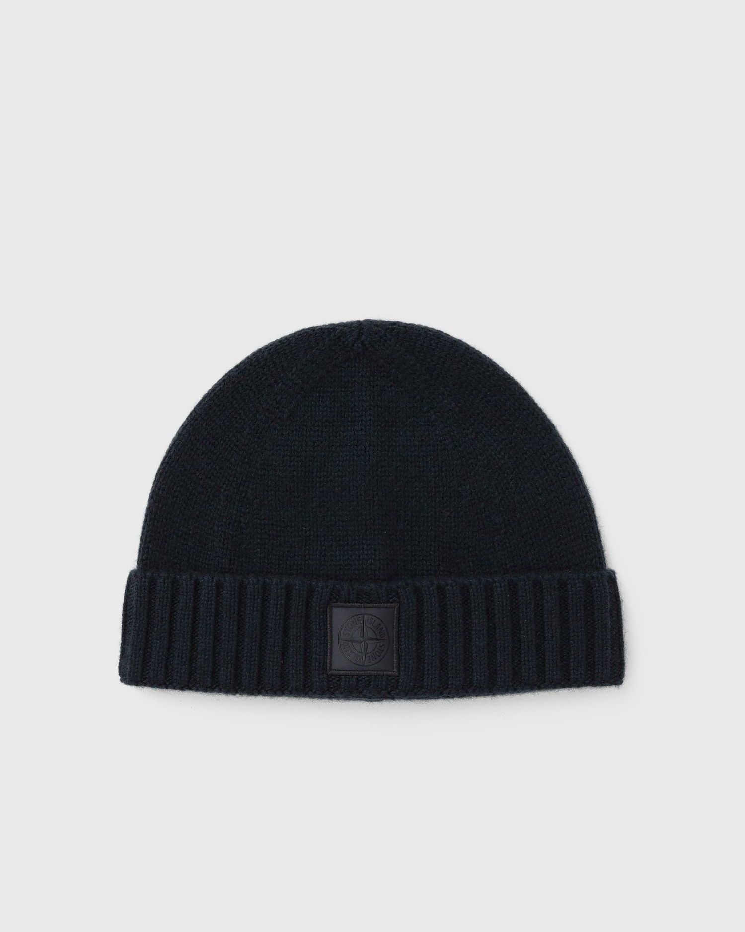 Beanie Stone Island Ribbed Knitted Beanie Mornarica | K2S15N100015S00FD.V0020, 0