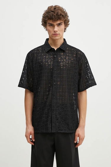 Srajce Pleasures Lacy Button Down Shirt Črna | P24F050, 0