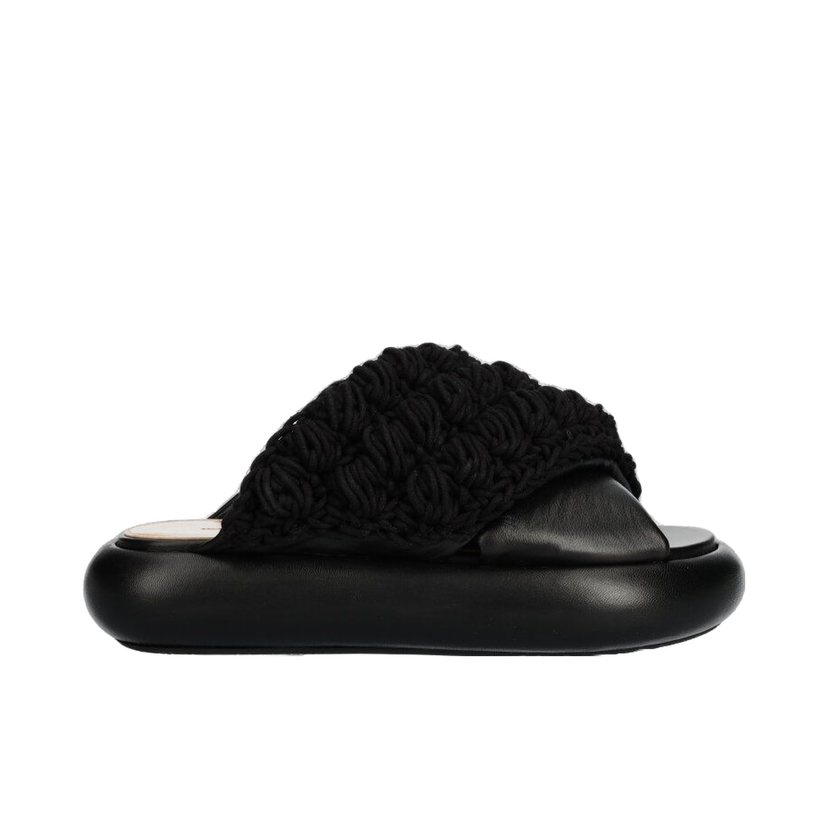 Superge in čevlji JW Anderson Crochet Twister Platform Črna | ANW42027A.999
