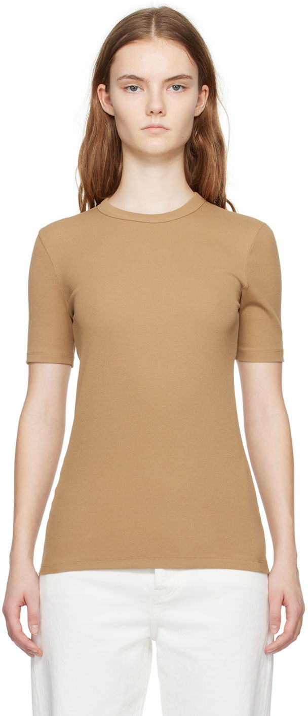Majica TOTEME TOTEME Women's Classic T-Shirt Bež | 241-WRT1459-FB0094