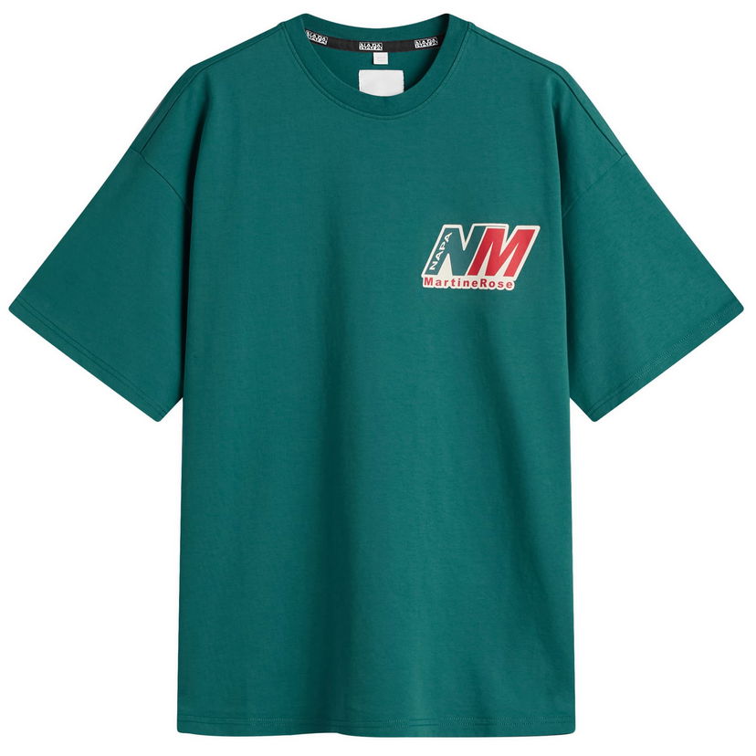 Majica Napapijri Martine Rose Logo Oversized Crew Neck T-Shirt Zelena | NP0A4HEW-G2A