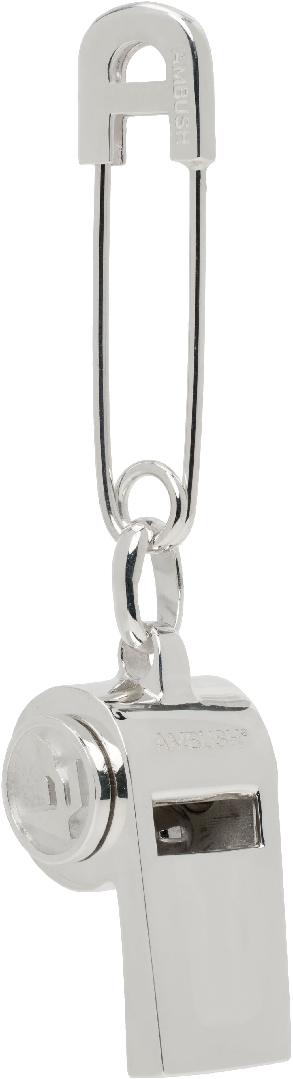 Obeski za ključe Ambush AMBUSH Whistle Charm Single Earring Kovinski | BMOD001F24SIL0017200, 1