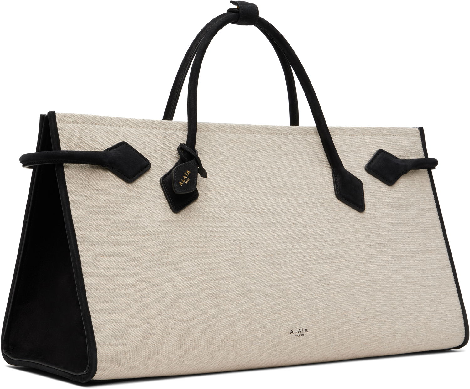 Tote bag Alaïa ALAÏA 'Le Teckel' Tote Bag Bež | AA1S14042CA582, 1
