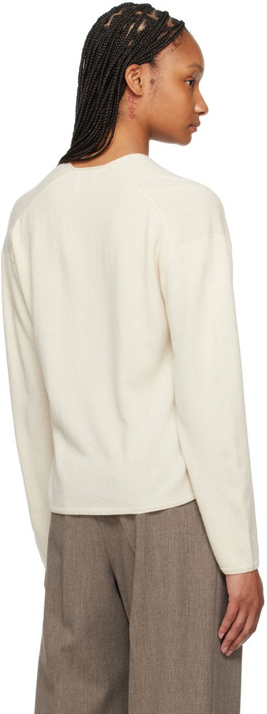Pleteni pulover Anine Bing ANINE BING Athena V-Neck Sweater Bež | A-09-0332-120, 2