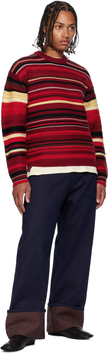 Pleteni pulover JW Anderson JW Anderson Multi Stripe Sweater Večbarvna | KW1432-YN0008, 3