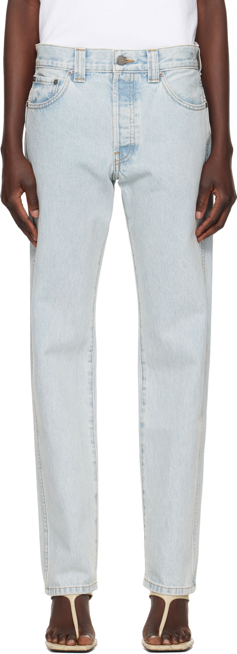 Kavbojke Khaite Khaite Callum Jeans Modra | 1166908037