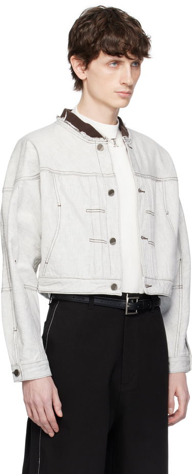 Bomber jakna ADER ERROR ADER error Product. 21 Cropped Denim Jacket Bela | BO01SSJK1601WH, 1