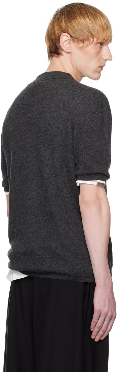 Pleteni pulover The Row The Row Isao Knit Polo Siva | 947-Y498, 2