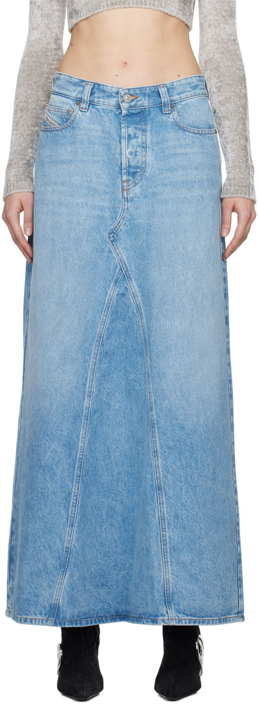Krila Diesel De-Pago Denim Maxi Skirt Modra | A10716 09I29