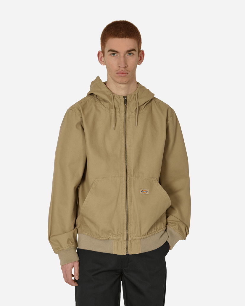 Jakna Dickies Duck Canvas Hooded Unlined Jacket Desert Sand Bež | DK0A4YQL F021