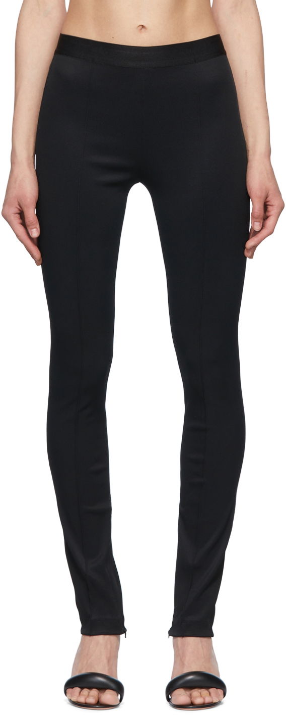 Pajkice Helmut Lang Helmut Lang Viscose Leggings Črna | J06HW202