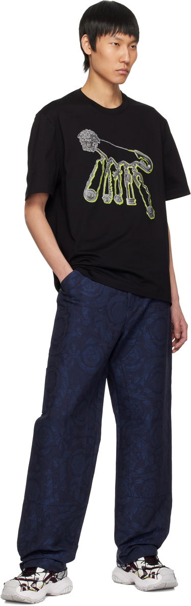 Majica Versace Versace 'Versace Pop Pin' T-Shirt Črna | 1013302_1A13423, 3