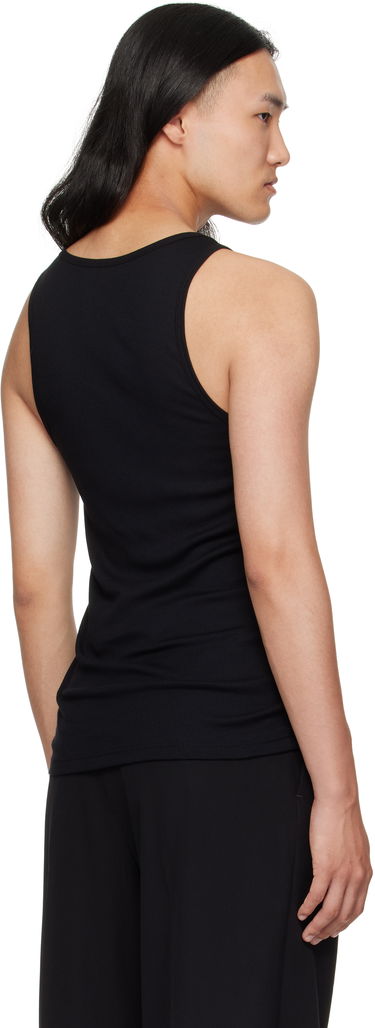 Majica brez rokavov Tom Ford TOM FORD Cotton & Modal Rib Tank Top Črna | T4D101210, 2