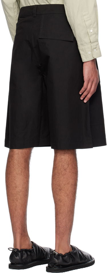 Kratke hlače Studio Nicholson Studio Nicholson Cargo Pocket Shorts Črna | TILLER SNM - 1142, 2
