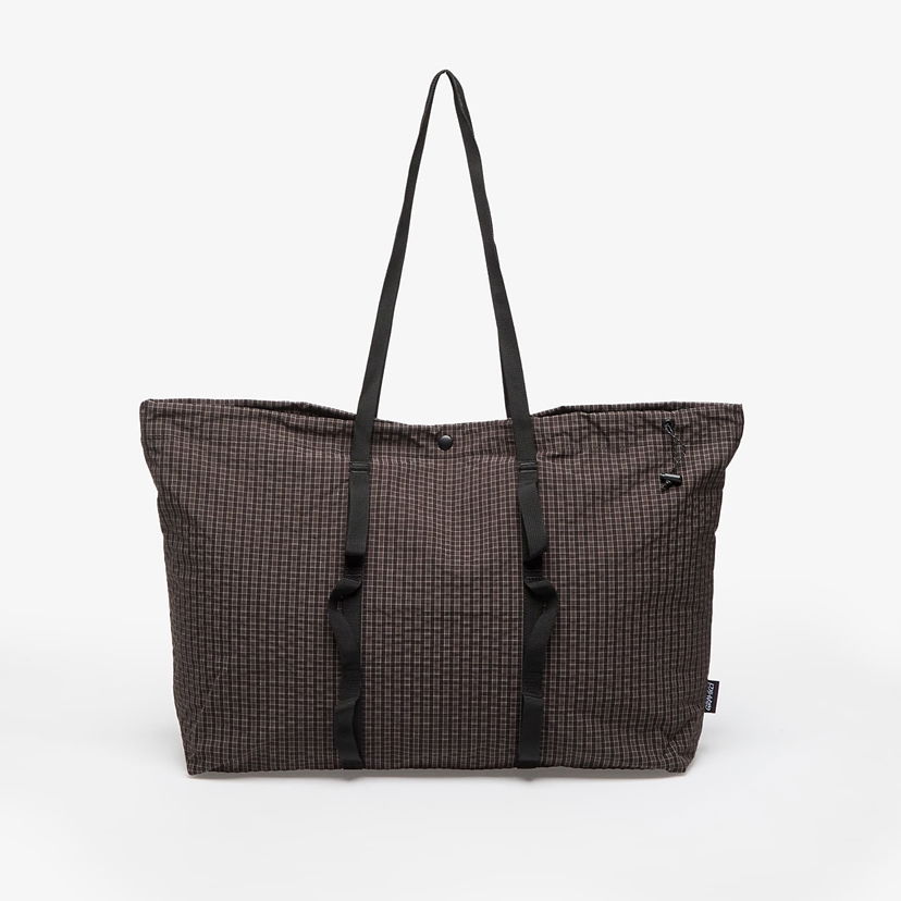 Tote bag GRAMICCI Gramicci Plaid Climbing Tote Bag Rjava | G5FA-170 DEEP BROWN