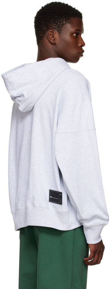 Pulover We11done We11done Raw Edge Hoodie Siva | WD-TH3-22-867-U-GY, 2
