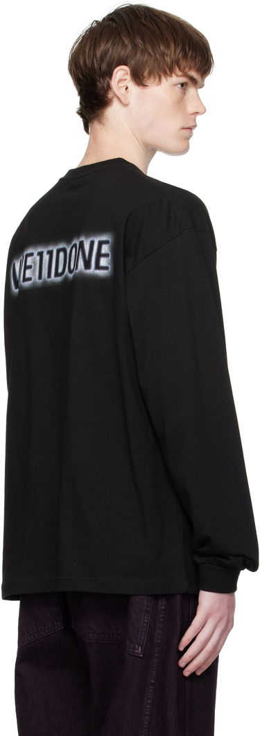 Majica We11done We11done Glow Teddy Long Sleeve T-Shirt Črna | WD-TT2-25-775-U-BK, 2