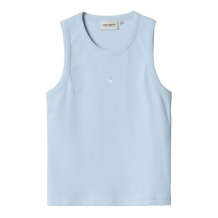 Majica brez rokavov Carhartt WIP Carhartt WIP Philips Ribbed Tank Top Modra | I034624_8
