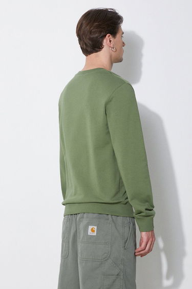 Pleteni pulover A.P.C. A.P.C. Item Crewneck Sweatshirt Zelena | COFBQ.H27608.KAE, 2