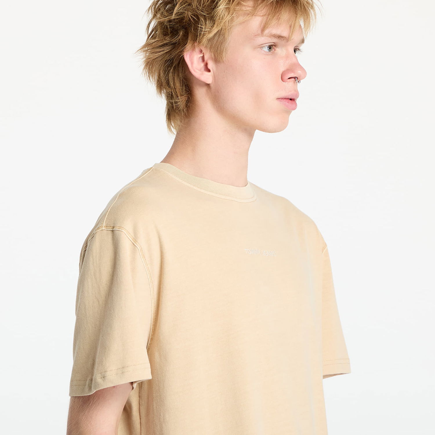 Majica Tommy Hilfiger Regular Classic Tee Beige Bež | DM0DM20755 AB9, 1