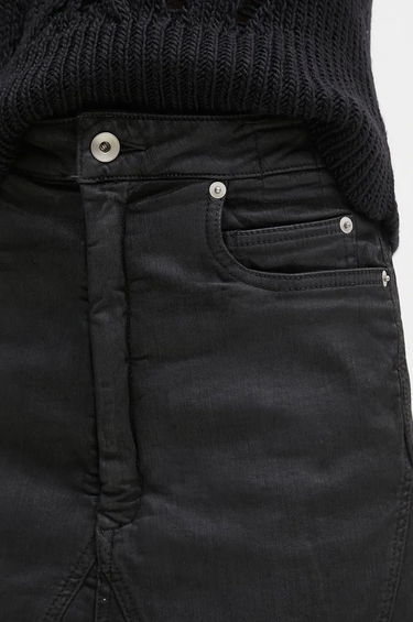 Krila Rick Owens A-Line Mini Skirt Črna | DS02D2340.SBW, 1