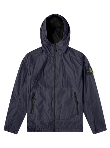 Vetrovka Stone Island Crinkle Reps Hooded Jacket Mornarica | 781540522-V0020