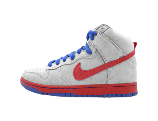 Superge in čevlji Nike Dunk High Medium Grey Varsity Red Old Royal Siva | 305050-063