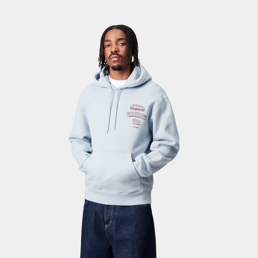 Pulover Carhartt WIP Carhartt WIP Hooded Sandwich Sweatshirt Modra | I035277_24